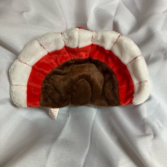 Ty Beanie Baby Red and Brown Stuffed Turkey Toy - Picture 4 of 9